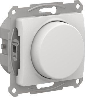 светорегулятор поворотно-нажимной glossa 400вт механизм бел. se gsl000123 от магазина Штепсель и батарейка.