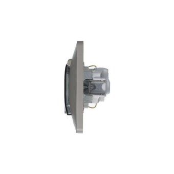 розетка 1-м сп glossa 16а ip44 250в с заземл. защ. шторки с крышкой в сборе платина se gsl001248 от магазина Штепсель и батарейка. - фото_8