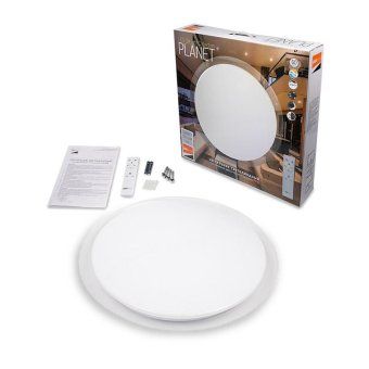 светильник светодиодный декоративный ppb planet dim 72вт 3000-6500к ip20 d570х58 настенно-потолочный бытовой с пультом jazzway 5012134 от магазина Штепсель и батарейка. - фото_8