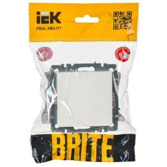 вывод кабеля brite мв10-брб механизм бел. iek br-vk10-0-k01 от магазина Штепсель и батарейка.