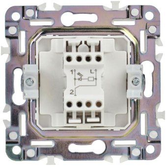 выключатель проходной 1-кл. skandy 10а sk-v08w с индикацией арктич. бел. iek sk-v12-1-10-k01 от магазина Штепсель и батарейка. - фото_6