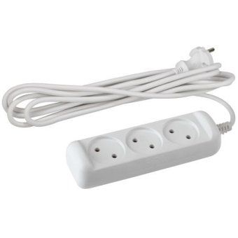 удлинитель 3х7м без заземл. 10а ip20 u-3-7m-2х1 пвс 2х1 эра б0028357 от магазина Штепсель и батарейка. - фото_4