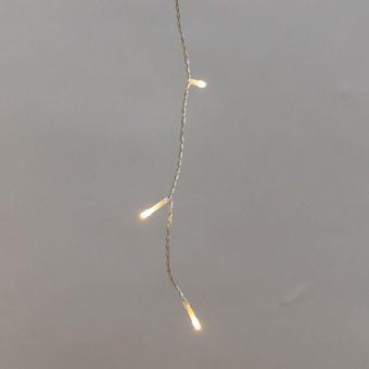гирлянда светодиодная "айсикл" (бахрома) 5х0.6м 112led тепл. бел. 3.4вт 230в ip44 эффект мерцания провод прозр. neon-night 255-526 от магазина Штепсель и батарейка. - фото_3
