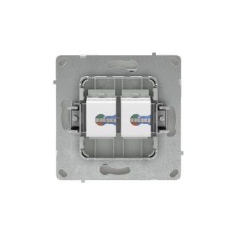 розетка компьютерная 2-м kant rj45 кат.6a без шторки бел. песок dkc 7010674 от магазина Штепсель и батарейка. - фото_3