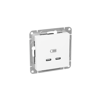 розетка 2-м сп эпика usb-c механизм бел. ekf up1-sow-2usbc от магазина Штепсель и батарейка. - фото_2