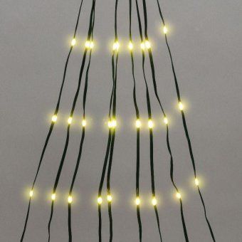гирлянда светодиодная из росы с макушкой на елку 9 нитейх2м 200led тепл. бел. эффект водопада 230в neon-night 315-896 от магазина Штепсель и батарейка. - фото_3