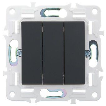выключатель 3-кл. skandy 10а sk-v11g графит iek sk-v30-0-10-k53 от магазина Штепсель и батарейка. - фото_3