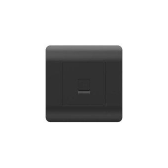 розетка компьютерная 1-м new3-e rj45 черн. chint 431490 от магазина Штепсель и батарейка.