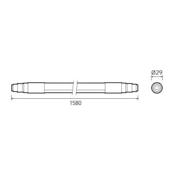 светильник светодиодный 1580х29х29мм 36вт 6500к 3650лм ip65 compact линейный матов. соед. в линию до 10шт gauss 843424336 от магазина Штепсель и батарейка.