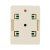 розетка компьютерная 1-м оп rj45 кат.5e utp неэкранир. бел. rexant 03-0121 от магазина Штепсель и батарейка. - фото_4