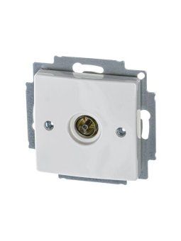 розетка телевизионная одиночная tv basic механизм альп. бел. abb 2cka001724a4276 от магазина Штепсель и батарейка. - фото_4