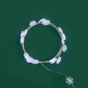гирлянда светодиодная "снежинки" 2м 20led бел. 2вт 6в ip20 провод прозр. элементы питания 2хcr2032 (в компл.) neon-night 303-010 от магазина Штепсель и батарейка. - фото_5