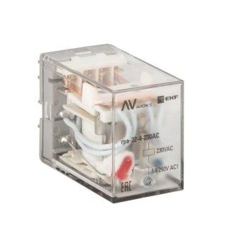 реле промежуточное rpa 22/4 5а 230в ac averes ekf rpa-22-4-230ac от магазина Штепсель и батарейка. - фото_2