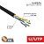 кабель витая пара u/utp кат.5e 4х2х24awg solid cu pe outdoor черн. (м) rexant 01-0045 от магазина Штепсель и батарейка.