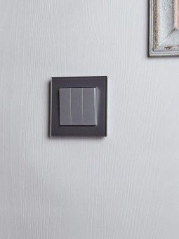 выключатель 3-кл. сп brite вс10-3-0-бра 10а механизм алюм. iek br-v30-0-10-k47 от магазина Штепсель и батарейка. - фото_2