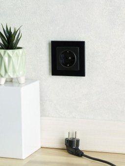 розетка brite рс14-1-0-брч 16а с заземл. защ. шторки механизм черн. iek br-r14-16-k02 от магазина Штепсель и батарейка. - фото_8