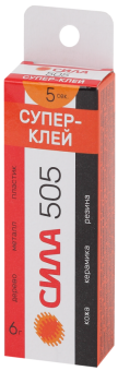 супер-клей 6г 505-6 пластик (туба в кор.) сила б0033120 от магазина Штепсель и батарейка.