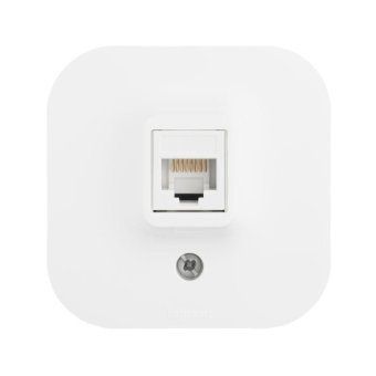 розетка компьютерная 1-м оп quteo rj45 кат.5e utp бел. leg 782224 от магазина Штепсель и батарейка. - фото_2