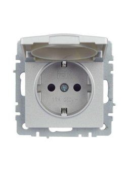 розетка brite рсбш10-3-44-бра 16а ip44 с заземл. защ. шторки с крышкой механизм алюм. iek br-r16-16-44-k47 от магазина Штепсель и батарейка. - фото_2