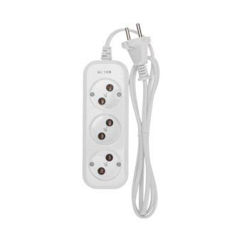 удлинитель 3 гнезда 1.5м 2х0.75кв.мм б/з бел. proconnect 13-4205 от магазина Штепсель и батарейка. - фото_3
