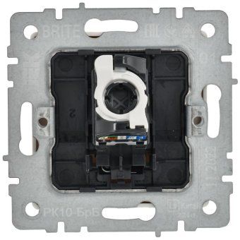 розетка компьютерная brite rj45 кат.5e рк10-брб механизм бел. iek br-k10-1-k01-pro от магазина Штепсель и батарейка. - фото_3