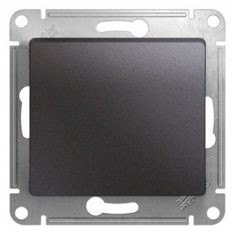 выключатель 1-кл. сп glossa 10а ip20 (сх. 1) 10ax механизм графит se gsl001311 от магазина Штепсель и батарейка.