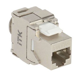 модуль keystone jack кат. 6a ftp idc dual верт. заделка itk cs1-1c6af-d2 от магазина Штепсель и батарейка.