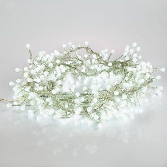 гирлянда светодиодная "мишура led" 6м 576led бел. 35вт 220-240в ip20 провод пвх прозр. neon-night 303-615 от магазина Штепсель и батарейка. - фото_13