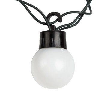 гирлянда светодиодная "шарики" 5м d30мм 25led rgb 6вт 220-240в ip20 провод пвх темн. зел. neon-night 303-569 от магазина Штепсель и батарейка. - фото_7