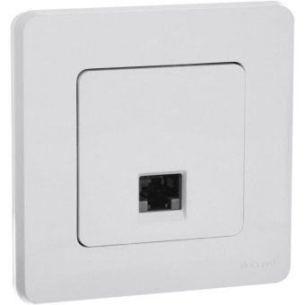 розетка компьютерная inspiria rj45 кат.6 utp механизм бел. leg 673830 от магазина Штепсель и батарейка. - фото_6