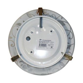 светильник нпб 01-60-130 м15 "эрика" 250 60вт e27 ip20 матов. бел./клипсы зол. (инд. упак.) элетех 1005204374 от магазина Штепсель и батарейка. - фото_3