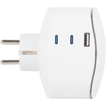 разветвитель 3-м sp-3e-3usbac-w + 3 usb a+c с заземл. со шторками 16а бел. эра б0069081 от магазина Штепсель и батарейка. - фото_4