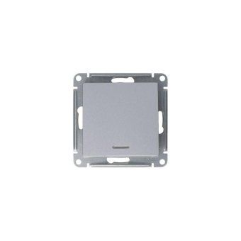 выключатель 1-кл. сп atlasdesign 10а ip20 (сх. 1а) 10ax с подсветкой механизм алюм. se atn000313 от магазина Штепсель и батарейка. - фото_3