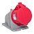 розетка стационарная наружная 124 3р+ре 32а 380в ip44 proxima ekf ps-124-32-380-pro от магазина Штепсель и батарейка.
