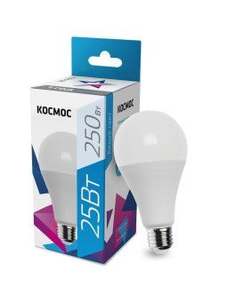 лампа светодиодная a65 25вт 4500к e27 220в космос lkecled25wa65e2745 от магазина Штепсель и батарейка.