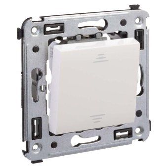 переключатель 1-кл. 2мод. сп avanti "белое облако" 16а ip20 бел. dkc 4400113 от магазина Штепсель и батарейка. - фото_3