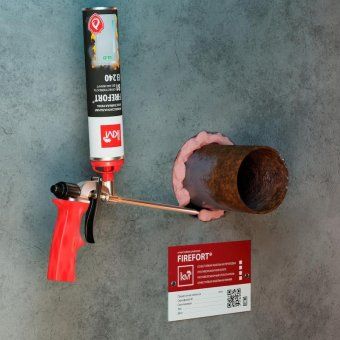 пена монтажная огнестойкая firefort b1 km-ff-pom-b1 750мл км lo43490 от магазина Штепсель и батарейка. - фото_4