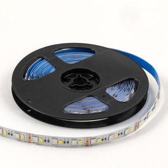 лента светодиодная 12в 10вт/м rgbw smd5050+2835 120д/м ip20 подложка 10мм (уп.5м) ogm lse-272 от магазина Штепсель и батарейка.
