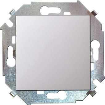 переключатель проходной 1-кл. сп simon 15 16а ip20 винтов. зажим механизм бел. simon 1591201-030 от магазина Штепсель и батарейка.