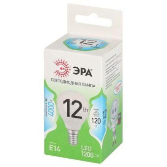 лампа светодиодная green line p45-12w-840-e14 gl 12вт шар 4000к яркий свет бел. e14 эра б0067049 от магазина Штепсель и батарейка. - фото_2