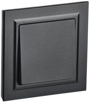 выключатель 1-кл. сп brite вср10-1-0-брч 10а в сборе черн. iek br-v10-0-10-k02-f от магазина Штепсель и батарейка.