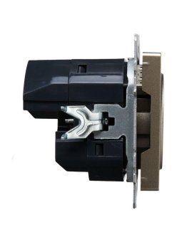 розетка brite рюш10-2-брш 16а с usb a+a 3.1а с заземл. защ. шторки механизм шампань iek br-r14-16-u21-d31-k37 от магазина Штепсель и батарейка. - фото_3