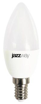 лампа светодиодная pled-lx 8вт c37 свеча 5000к холод. бел. e14 pro jazzway 5028500 от магазина Штепсель и батарейка.