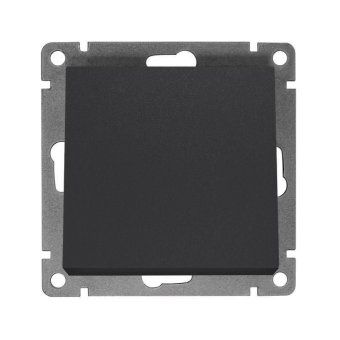выключатель 1-кл. сп афина 10а ip20 механизм графит universal a0021-gr от магазина Штепсель и батарейка.