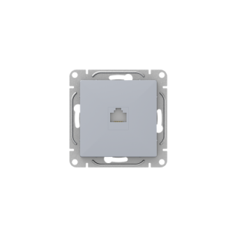 розетка компьютерная 1-м сп эпика rj45 кат.5 механизм алюм. ekf up1-soa-rj45-5 от магазина Штепсель и батарейка.
