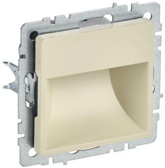 подсветка светодиодная brite встраив. пл20-бркр механизм беж. iek br-fl20-k10 от магазина Штепсель и батарейка.