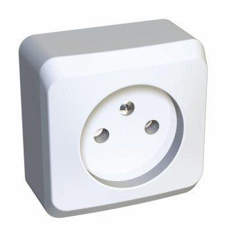 розетка 1-м оп этюд 16а ip20 250в без заземл. защ. шторки бел. se pa16-002b от магазина Штепсель и батарейка. - фото_3