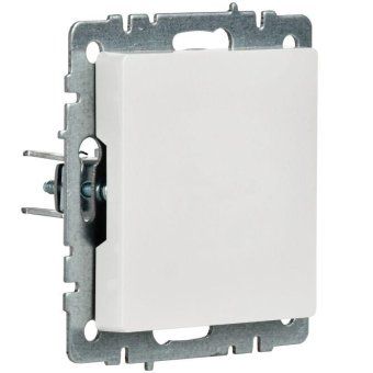 заглушка с суппортом brite мз10-брб механизм бел. iek br-pl10-k01 от магазина Штепсель и батарейка. - фото_5