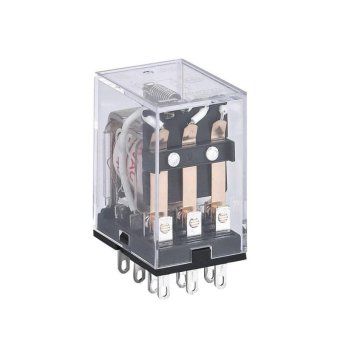 реле промежуточное jzx-22f(d) 3 конт. с инд. led 5а 24в dc chint 285366 от магазина Штепсель и батарейка.