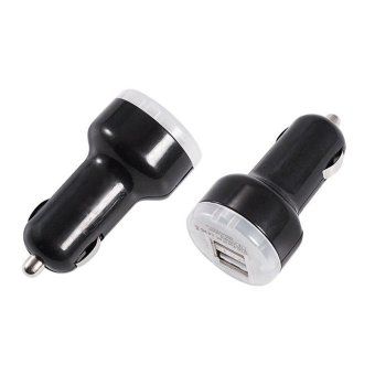 автозарядка в прикуриватель 2хusb с индикацией (азу) (1000+2100 ma) черн. rexant 18-1190 от магазина Штепсель и батарейка.